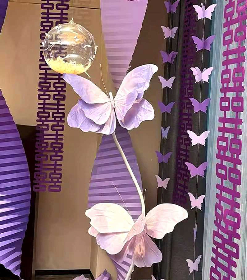 Гирлянда бабочки 1