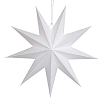 Звезда 45 см девятиконечная, белый