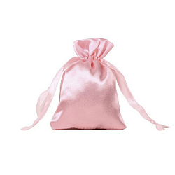 Мешочек атласный 13х18 см, персиковый